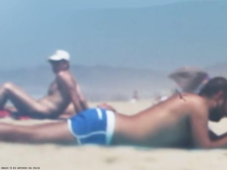 Slutty real nudist beach voyeur video